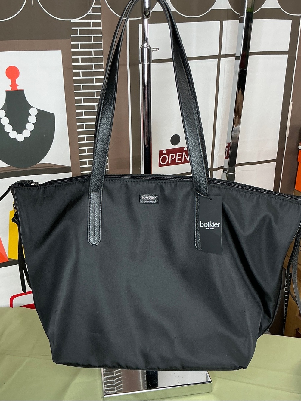 Botkier Black Nylon Tote NWT. #2317